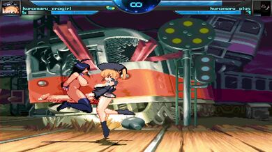 MUGEN - Kuromarus Sexual Adventure with Doggy Style Riding and Missionary Position on the Erogirl!