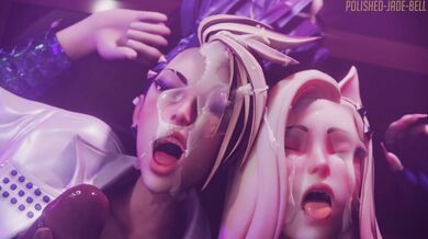 Kali and Ahri get Facials while being Virtually Undressed in the First Episode of their XXX Web Series