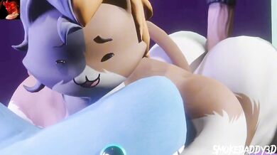 Mighty Stallion Cums Inside Tiny Kitty