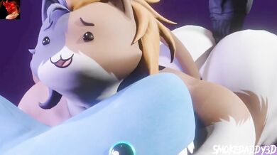 Mighty Stallion Cums Inside Tiny Kitty