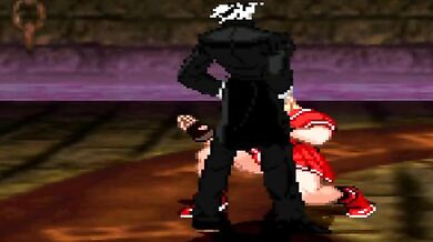 Hentai MUGEN: Karin, Doggy Style Lifting, Missionary ABAO