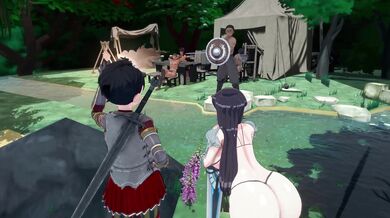 Watch this hot NTR anime porn video where two sisters get lost in a forest and are saved by three horny men