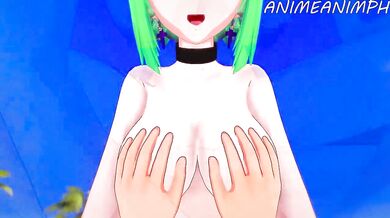 Fairy Tail Hentai: Brandish rides Natsu