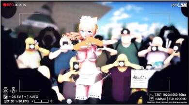 Sexy Cosplay Maid Exposed by a Naughty Masked Man in Public!