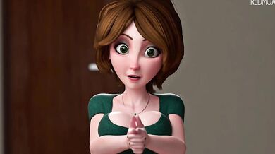 MILF Seduces her Nephew with her Big Tits and Cumshots, Starring Redmoa!