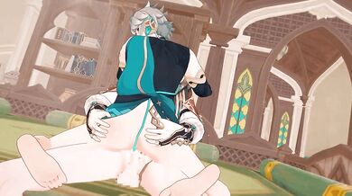 Kaveh fucks his hot neighbor Alhaitham in her tight ass while her husband is out of town