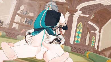 Kaveh fucks his hot neighbor Alhaitham in her tight ass while her husband is out of town