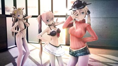 Kancolle: The Navel Petrol Girls Go Wild With Kuro@Vov