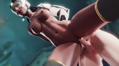 Asymmetrical Overwhelm: Symmetra in 4K Ultra HD Porn