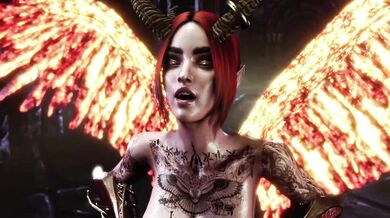 A young girl with long red hair is taken by a demonic entity, and he proceeds to pleasure her in ways that are beyond her wildest dreams