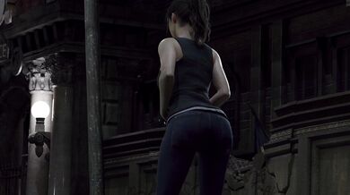 Claire runs out of ammo in 4K Ultra HD with 60 frames per second