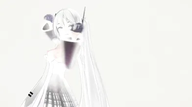 Hatsune Miku Hentai - Undress Dance in Vocaloid MMD 3D White Hair Video
