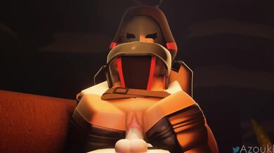 The Adventures of Roblox Knight and His Love for Azukl - A Hentai Porn Video