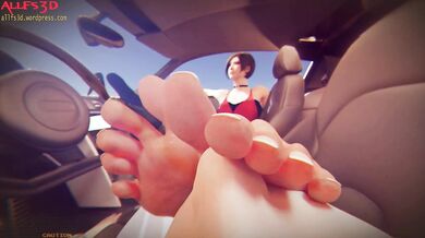 Asian Assault: Ada Wongs Foot Fetish Invasion