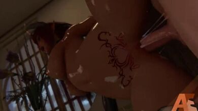 Bound and Broken: The Demon Girls Fiery Descent into Depravity