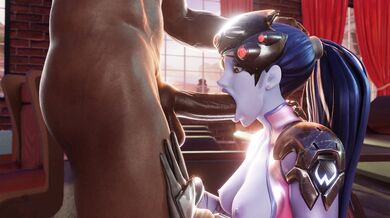 The Widowmaker - A Black Suited Gag Reflex Save Ass