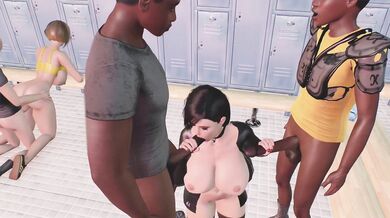 Donga Dingos Cheerleaders in an Orgasmic Orgy