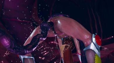 Watch this hot tentacle show featuring Kuo, a sexy and curvy lady who gets ravaged by giant alien tentacles!