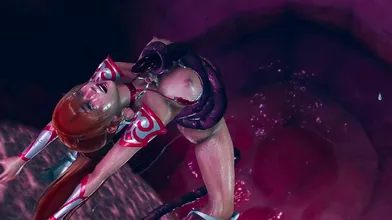Watch this hot tentacle show featuring Kuo, a sexy and curvy lady who gets ravaged by giant alien tentacles!