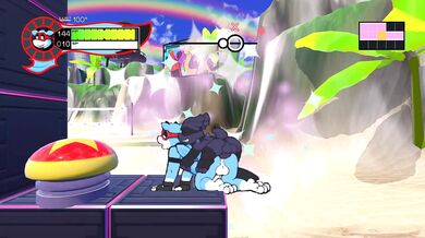 Write a new sentence that describes what happens in the video