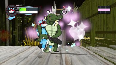 Write a new sentence that describes what happens in the video