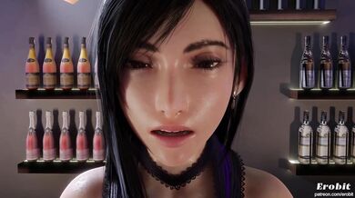 Public Honeymoon: Tifa and Clouds Steamy Night at the Pub