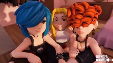 Blenderknights Kanker Sisters Blowjob Adventure