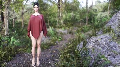 Wicked Elf Mistress Takes Slave #2 for a Ride on her Flower