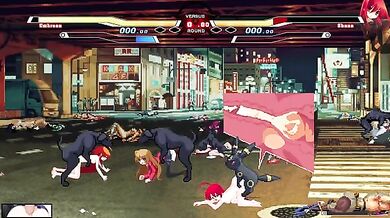 Mugen Pokemon: Umbreon and Dogs