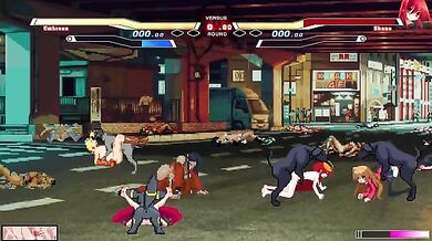 Mugen Pokemon: Umbreon and Dogs