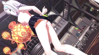 The Sand Wolf Shiroko and Comet Honeymoon have a passionate encounter in the desert as they explore each others bodies