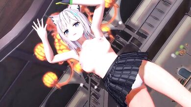 The Sand Wolf Shiroko and Comet Honeymoon have a passionate encounter in the desert as they explore each others bodies