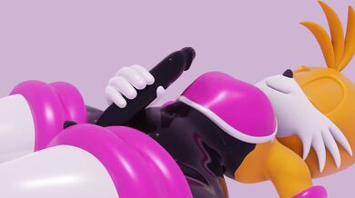 MILF Rouge and Cosplay Tails get eggsaladsandwich!