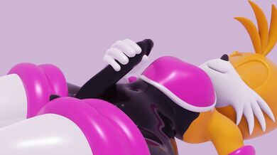 MILF Rouge and Cosplay Tails get eggsaladsandwich!