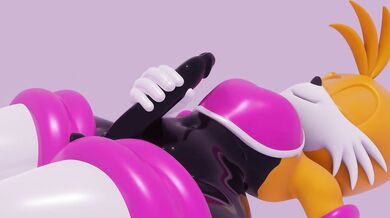 MILF Rouge and Cosplay Tails get eggsaladsandwich!