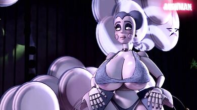 Mutated Monster Lovers: Ballora and Springtrap Celebrate Love on Valentines Day