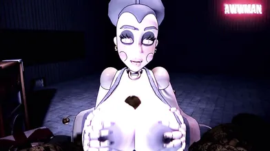 Mutated Monster Lovers: Ballora and Springtrap Celebrate Love on Valentines Day