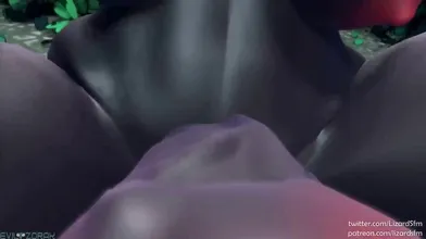 A hot horny hornet takes it all in one smooth sting