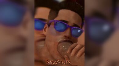 Three-way Thrill Ride with Johnny Cage as He Gets Fucked by Big Dicks!