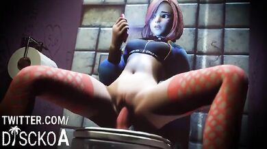 Dva in the club bathroom - DisckoA