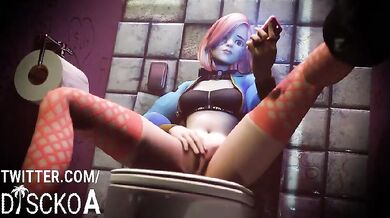 Dva in the club bathroom - DisckoA