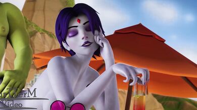 In the first installment of Raven at the Beach, our sexy seductress seduces Faust as he tries to relax on the beach