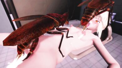 The Black King Insect Rapes a Young Maiden with his Magical Sperm Supplies