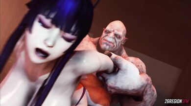 Lustful Nymphomaniac Angel Takes On Fleshy Orc In A Sexual Battle Of The Bands [26 Region SFW]