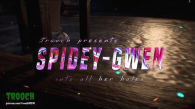 Sticky and Slippery: Spider-Man Gwens Anal Adventure
