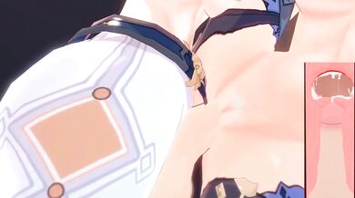 Sexy Jean and Eula [Luanhyperzero] have some fun in the bedroom!