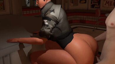 Assaulting the Anal Portal with Tracers Cumshot!