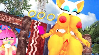 Watch two hot babes having steamy sex on the beach in this hentai porn video