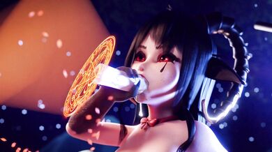 Midnight Succubus - Tiloucia Self-Pleasures