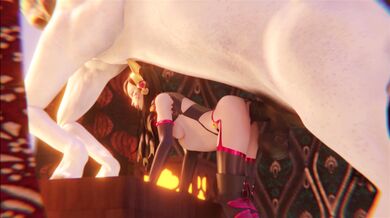 Watch as the sexy Dva and her giant mech take on a horse-sized tentacle monster in this hentai porn video!